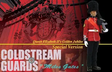 "Miles Gates", Coldstream Guards, Queen Elizabeth II's Golden Jubilee (Sergeant)