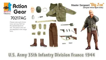 1/6 Dragon Original Action Gear for Master Sergeant "Big Joe", U.S. Army 35th Infantry Division, France 1944 [70217AG]