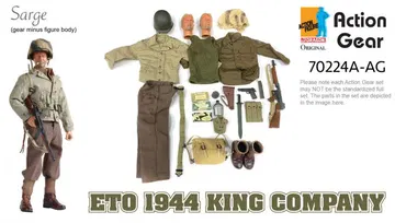 1/6 Dragon Original Action Gear for Sarge, ETO 1944 KING COMPANY [70224A-AG]
