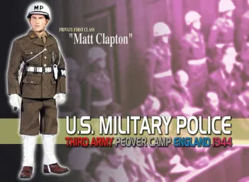 "Matt Clapton", U.S. Military Police, Third Army, Peover Camp, England 1944 (Private First Class)