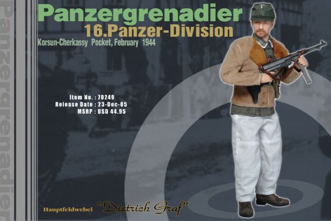 "Dietrich Graf", Panzergrenadier, 16.Panzer-Division, Korsun-Cherkassy Pocket 1944 (Hauptfeldwebel) image 1