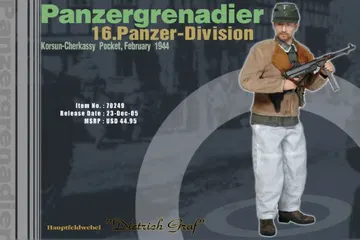"Dietrich Graf", Panzergrenadier, 16.Panzer-Division, Korsun-Cherkassy Pocket 1944 (Hauptfeldwebel)