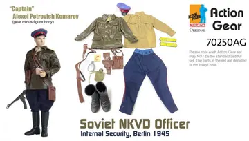 1/6 Dragon Original Action Gear for Captain "Alexei Petrovich Komarov", Soviet NKVD Officer, Internal Security, Berlin 1945 [70250AG]