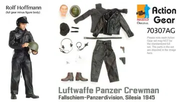 1/6 Dragon Original Action Gear for Rolf Hoffmann, Luftwaffe Panzer Crewman, Fallschiem-Panzerdivision, Silesia 1945 [70307AG]