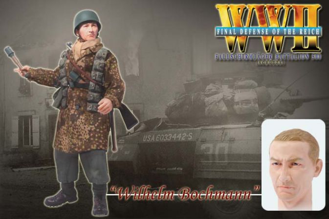 "Wilhelm Bochmann", Fallschirmjager Bataillon 500, Final Defense of the Reich, 1945 (Schutze) image 1