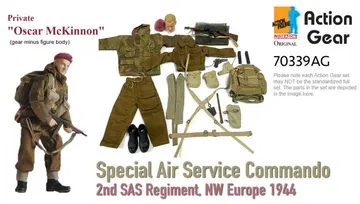 /6 Dragon Original Action Gear for Private "Oscar McKinnon", Special Air Service Commando, 2nd SAS Regiment, NW Europe 1944 [70339AG]