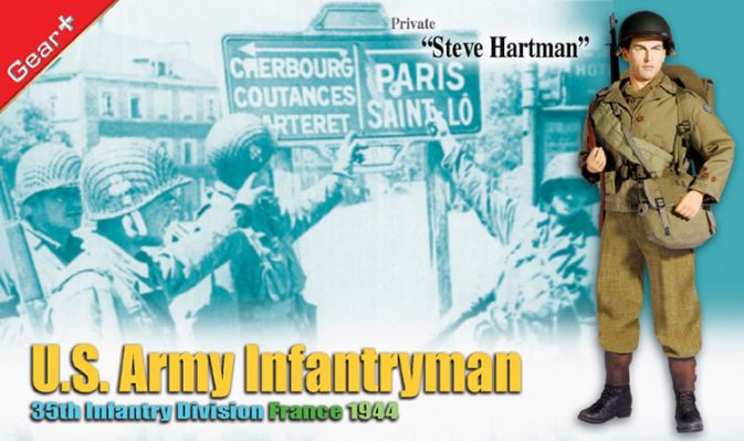 "Steve Hartman", U.S. Army Infantryman, 35th Infantry Division, France 1944 (Private) image 1