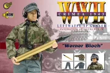 "Werner Bloch", Luftwaffe SP Gunner, Panzerjager-Abteilung 5, Luftwaffe Field Division, Crimea 1943 (Kanonier)