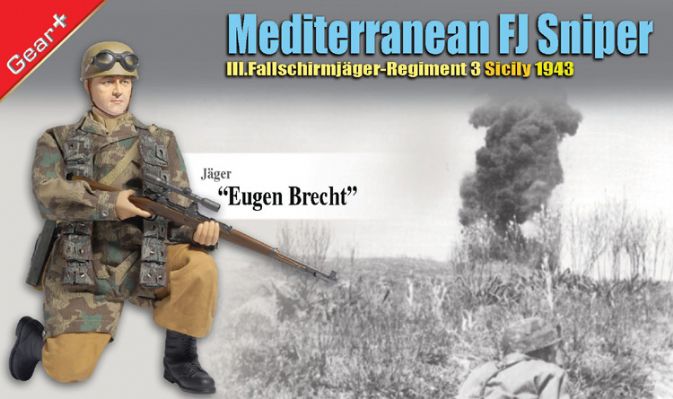 Jager "Eugene Brecht", Mediterranean FJ Sniper, III.Fallschirmjager-Regiment 3, Sicily 1943 image 1