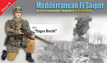 Jager "Eugene Brecht", Mediterranean FJ Sniper, III.Fallschirmjager-Regiment 3, Sicily 1943