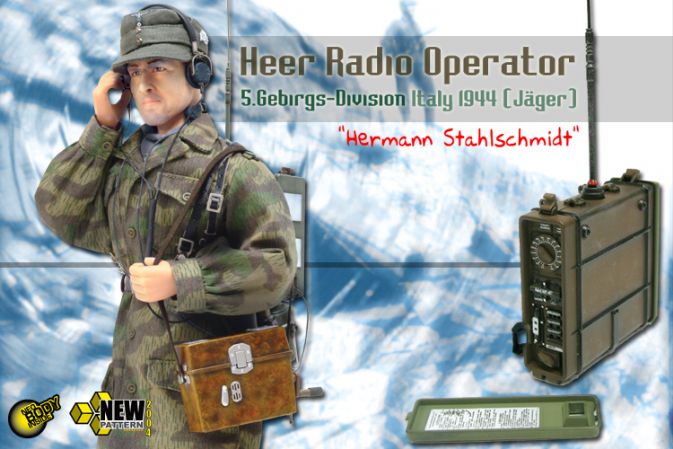 "Hermann Stahlschmidt", Heer Radio Operator, 5.Gebirgs-Division, Italy 1944 (Jager) image 1