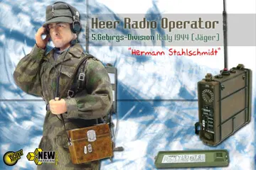 "Hermann Stahlschmidt", Heer Radio Operator, 5.Gebirgs-Division, Italy 1944 (Jager)