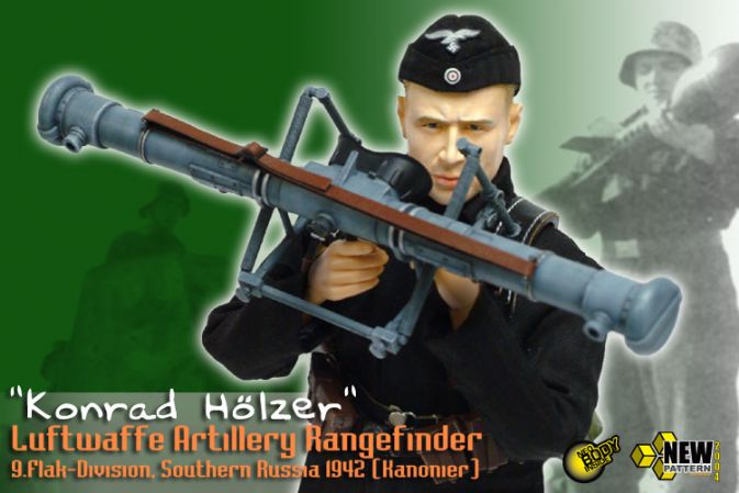 "Konrad Holzer", Luftwaffe Artillery Kanonier w/Rangefinder, 9.Flak-Division, Southern Russia, 1942 (Kanonier) image 2