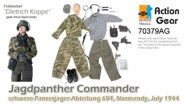 1/6 Dragon Original Action Gear for Feldwebel "Dietrich Koppe", Jagdpather Commander, schwere-Panzerjager-Abteilung 654, Normandy, July 1944 [70379AG]