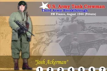 "Josh Ackerman", U.S. Tank Crewman, Third Army Breakthrough, NW France 1944 (Private)