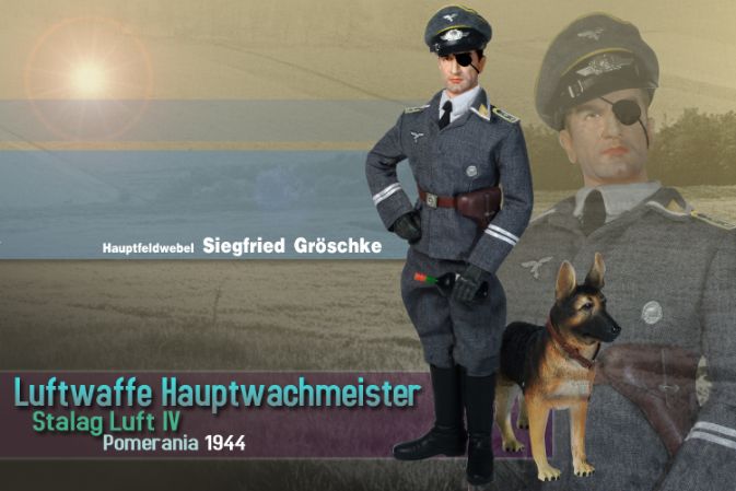 "Siegfried Groschke", Luftwaffe Hauptwachmeister, Stalag Luft IV, Pomerania 1944 (Hauptfeldwebel) image 1