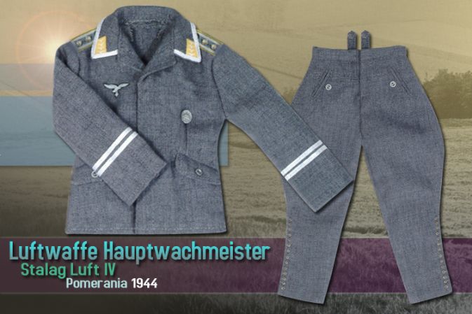 "Siegfried Groschke", Luftwaffe Hauptwachmeister, Stalag Luft IV, Pomerania 1944 (Hauptfeldwebel) image 2