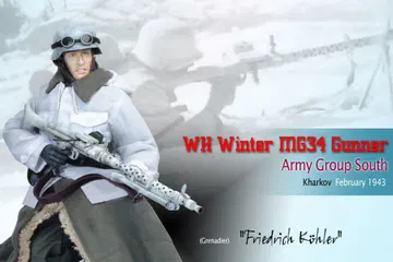 "Friedrich Kohler", WH Winter MG34 Gunner, Army Group South, Kharkov, February 1943 (Grenadier)