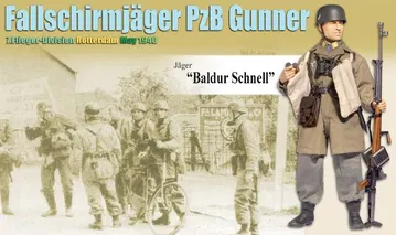Jager "Baldur Schnell", Fallschirmjager PzB Gunner, 7.Flieger-Division, Rotterdam, May 1940