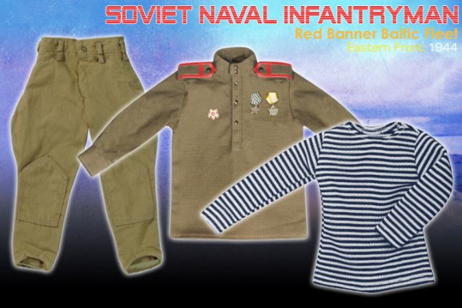 "Fyodor Antonovich Nikitin", Soviet Naval Infantryman, Red Banner Baltic Fleet, Eastern Front 1944 (Corporal) image 2