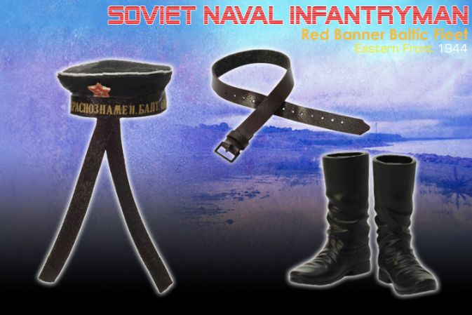 "Fyodor Antonovich Nikitin", Soviet Naval Infantryman, Red Banner Baltic Fleet, Eastern Front 1944 (Corporal) image 3