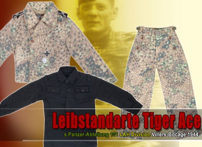 "Balthasar 'Bobby' Woll", Leibstandarte Tiger Ace, s.Panzer-Abteilung 101, LAH Division, Villers-Bocage, 1944 (Unterscharfuhrer) image 3