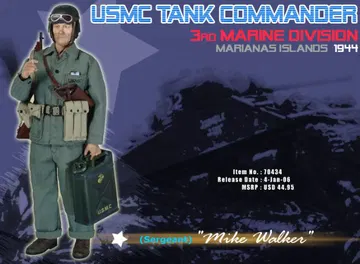"Mike Walker", USMC Tank Commander, 3rd Marine Division, Marianas Islands 1944 (Sergeant)