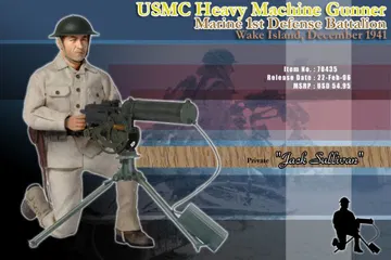 "Jack Sullivan", USMC Heavy Machine Gunner, Marine 1st Defense Battalion, Wake Island, December 1941 (Private)