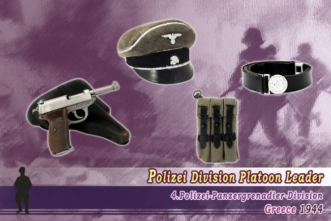 "Nico Hahn", Polizei Division Platoon Leader, 4.Polizei-Panzergrenadier-Division, Greece 1944 (Untersturmfuhrer) image 3