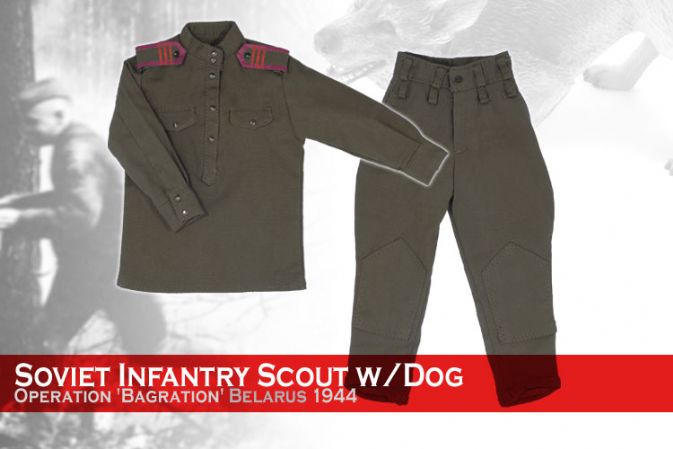 "Vadim Antonovich Popov & Laika", Soviet Infantry Scout w/Dog, Operation "Bagration", Belarussia 1944 image 2