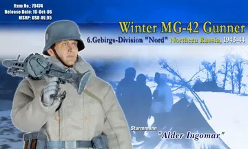 "Alder Ingomar", Winter MG42 Gunner, 6.Gebirgs-Division "Nord", Northern Russia 1943-44 (Sturmmann)