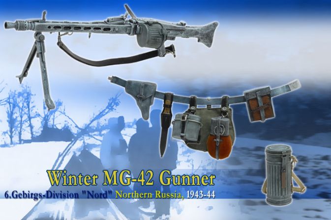 "Alder Ingomar", Winter MG42 Gunner, 6.Gebirgs-Division "Nord", Northern Russia 1943-44 (Sturmmann) image 3