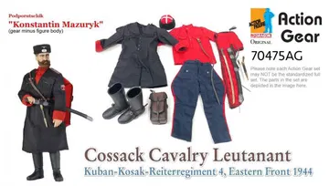 1/6 Dragon Original Action Gear for "Konstantin Mazuryk", Podporutschik, Cossack Cavalry Leutanant, Kuban-Kosak-Reiterregiment 4, Eastern Front 1944 [70475AG]