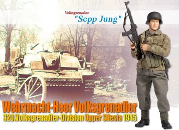 "Sepp Jung", Wehrmacht-Heer Volksgrenadier, 320.Volksgrenadier-Division, Upper Silesia 1945 (Volksgrenadier)