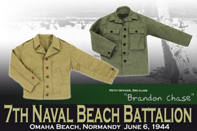 "Brandon Chase", U.S. Navy Signalman, 7th Naval Beach Battalion, Omaha Beach 1944 (Petty Officer, 3rd Class) image 2