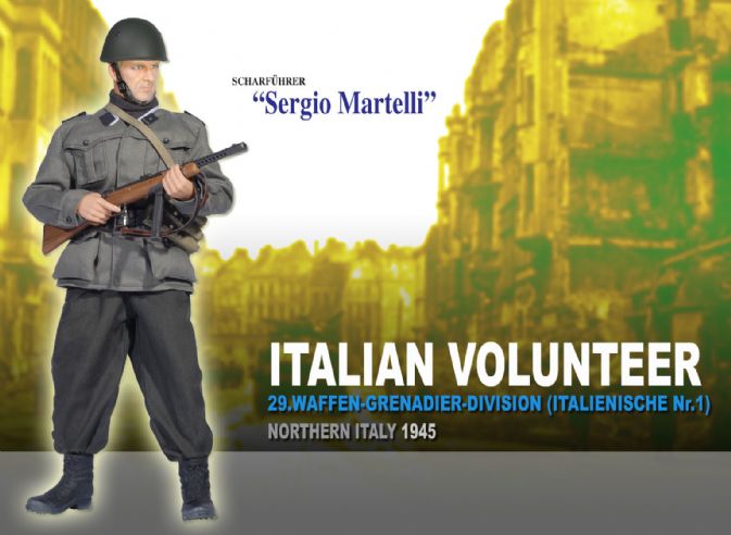 "Sergio Martelli", Italian Volunteer, 29.Waffen-Grenadier-Division (Italienische Nr.1), Northern Italy 1945 (Scharfuhrer) image 1
