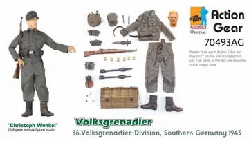 1/6 Dragon Original Action Gear for "Christoph Wenkel", Volksgrenadier 36.Volksgrenadier-Division, Southern Germany 1945 [70493AG]