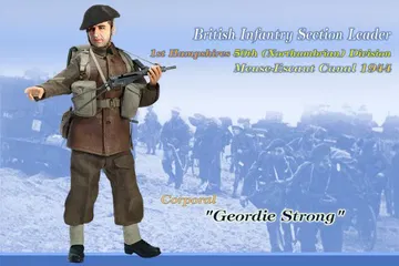 "Geordie Strong", British Infantry Section Leader, 1st Hampshires, 50th (Northumberland) Division, Meuse-Escaut Canal 1944 (Corporal)