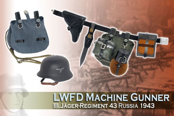 "Riess Timm", LWFD Machine Gunner, III.Jager-Regiment 43, Russia 1943 (Jager) image 3