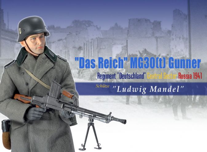 "Ludwig Mandel", "Das Reich" MG30(t) Gunner, Regiment "Deutschland", Central Sector, Russia 1941 (Schutze) image 3