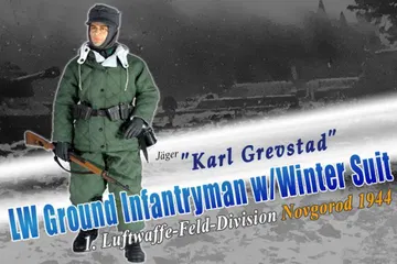 "Karl Grevstad", Luftwaffe Ground Infantryman w/Winter Suit, 1.Luftwaffe-Field-Division, Novgorod 1944 (Jager)