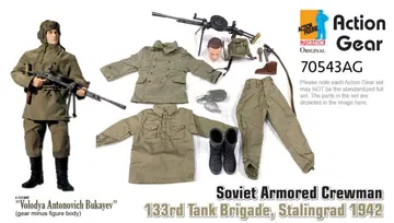 1/6 Dragon Original Action Gear for "Volodya Antonovich Bukayev", Soviet Armored Crewman, 133rd Tank Brigade, Stalingrad 1942 [70543AG]