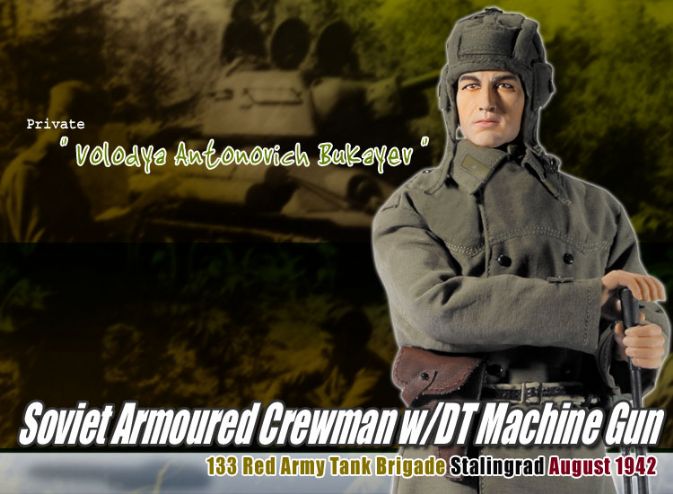 "Volodya Antonovich Bukayev", Soviet Armored Crewman, 133rd Tank Brigade, Stalingrad 1942 (Private) image 2