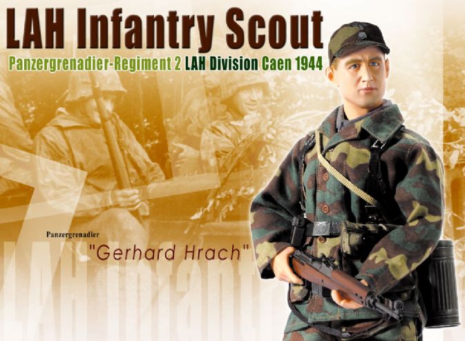"Gerhard Hrach", LAH Infantry Scout, Panzergrenadier-Regiment 2, LAH Division, Caen 1944 (Panzergreandier) image 2