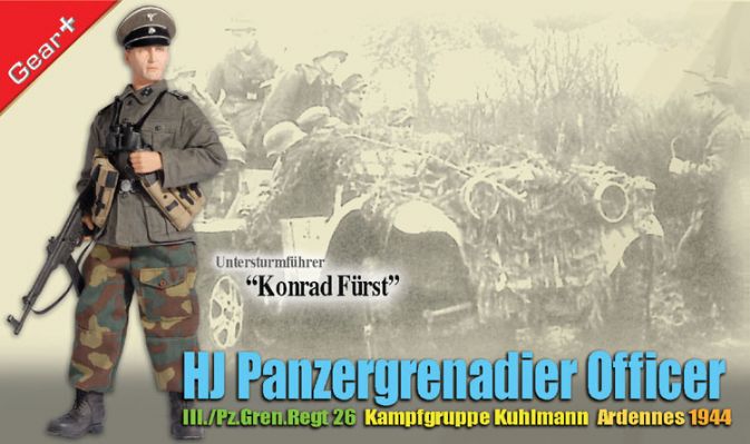 "Konrad Furst", HJ Panzergrenadier Officer, III./Pz.Gren.Regt. 26, Kampfgruppe Kuhlmann, Ardennes 1944 (Untersturmfuhrer) image 3