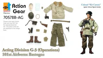 1/6 Dragon Original Action Gear for Colonel "Kit Carson" Acting Division G-3 (Operations) 101st Airborne Bastogne [70578B-AG]