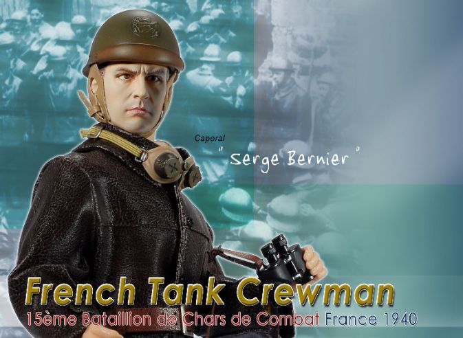 "Serge Bernier", French Tank Crewman, 15eme Bataillion de Chars de Combat, France 1940 (Caporal) image 2