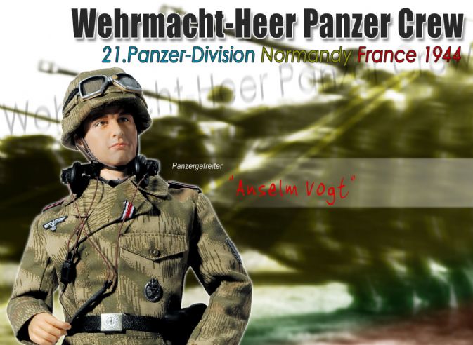 "Anselm Vogt", Wehrmacht Heer Panzer Crew, 21.Panzer-Division, Normandy 1944 (Panzergefreiter) image 2