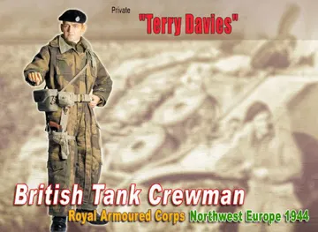 "Terry Davies", British Tank Crewman, Royal Armoured Corps, Northwest Europe 1944 (Private)