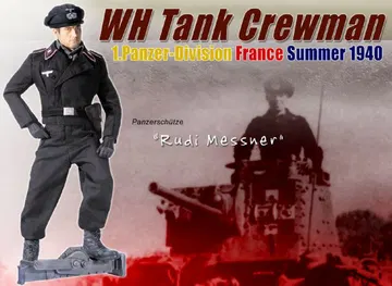"Rudi Messner", WH Tank Crewman, 1.Panzer-Division, France 1940 (Panzerschutze)